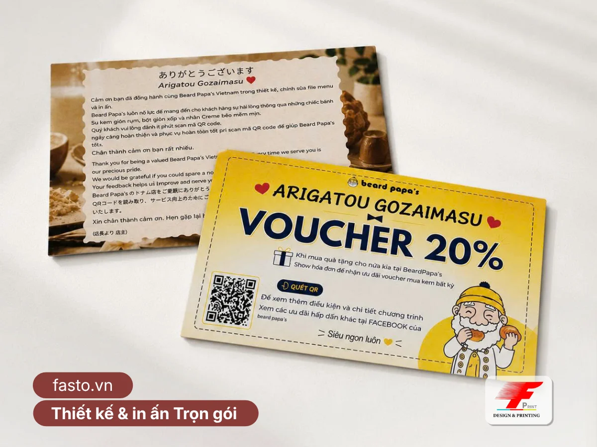 In Voucher Giảm Giá Theo Yêu Cầu