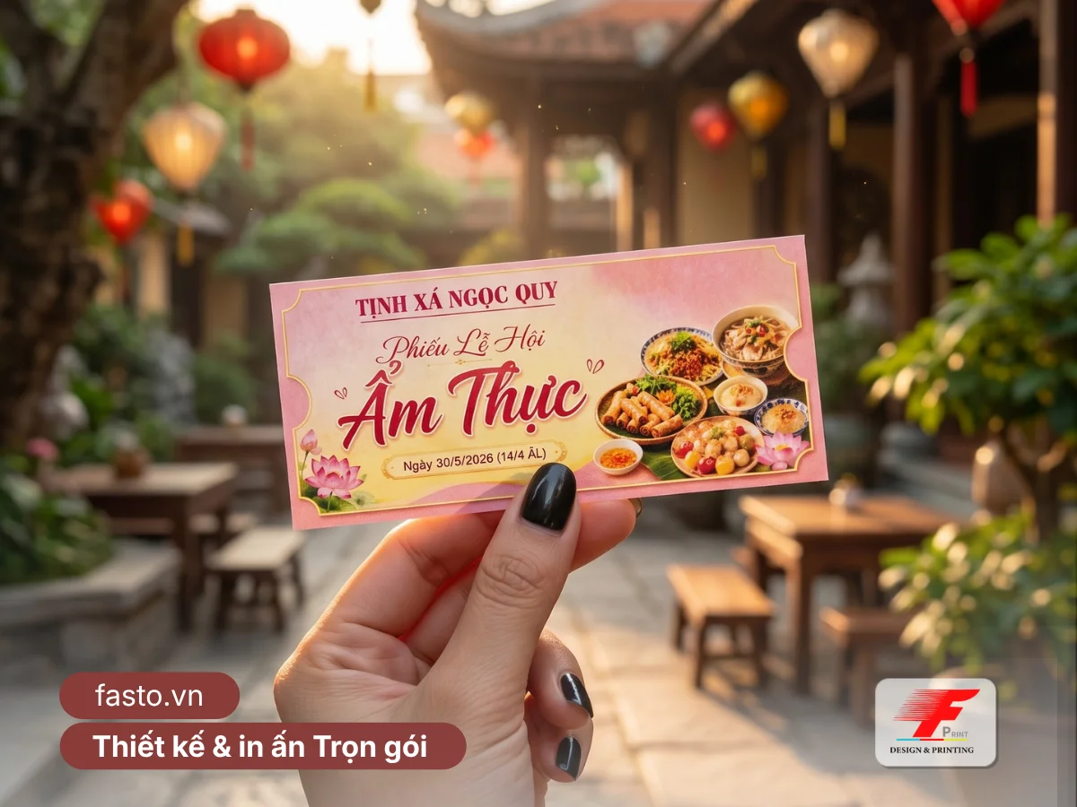 In Vé - Phiếu Sự Kiện, Lễ Hội TPHCM