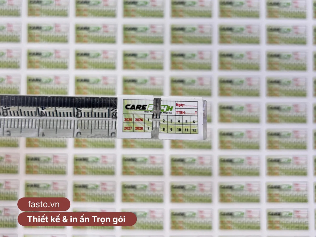 In Decal Bể Niêm Phong, Tem Vỡ Bảo Hành Chống Giả