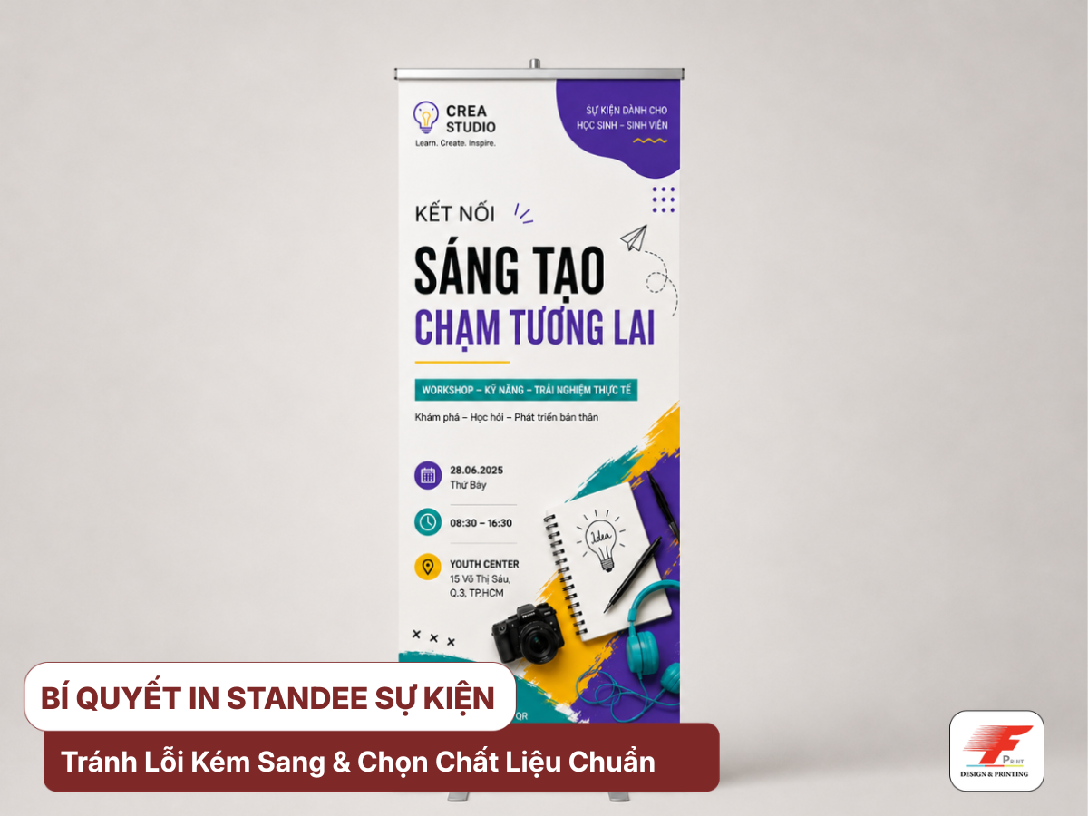 Bí Quyết In Standee Sự Kiện