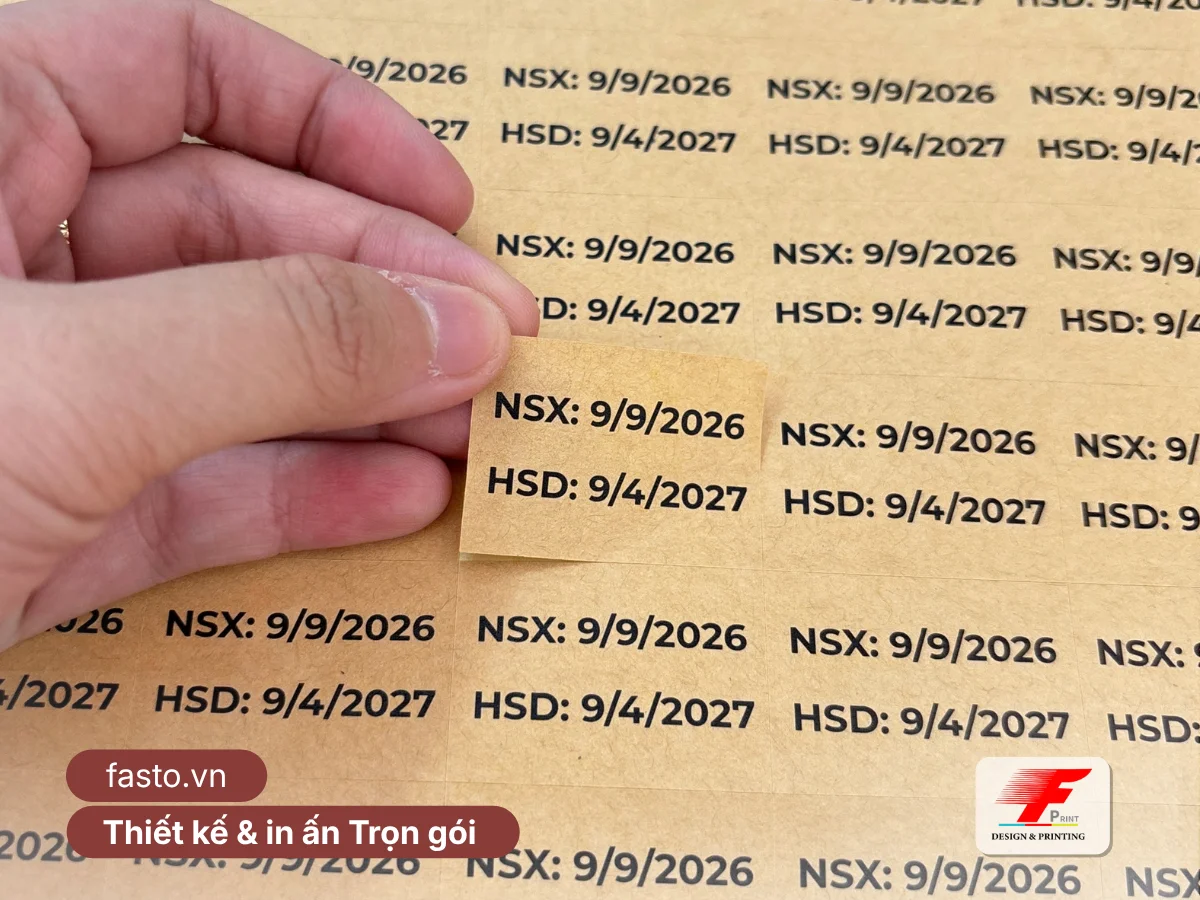 Decal giấy Kraft